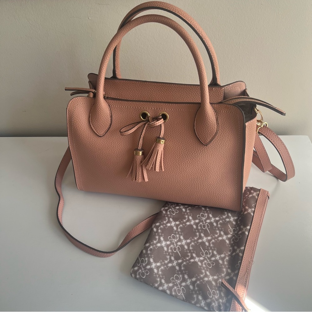 Jessica Simpson Nude  Purse with matching Clutch